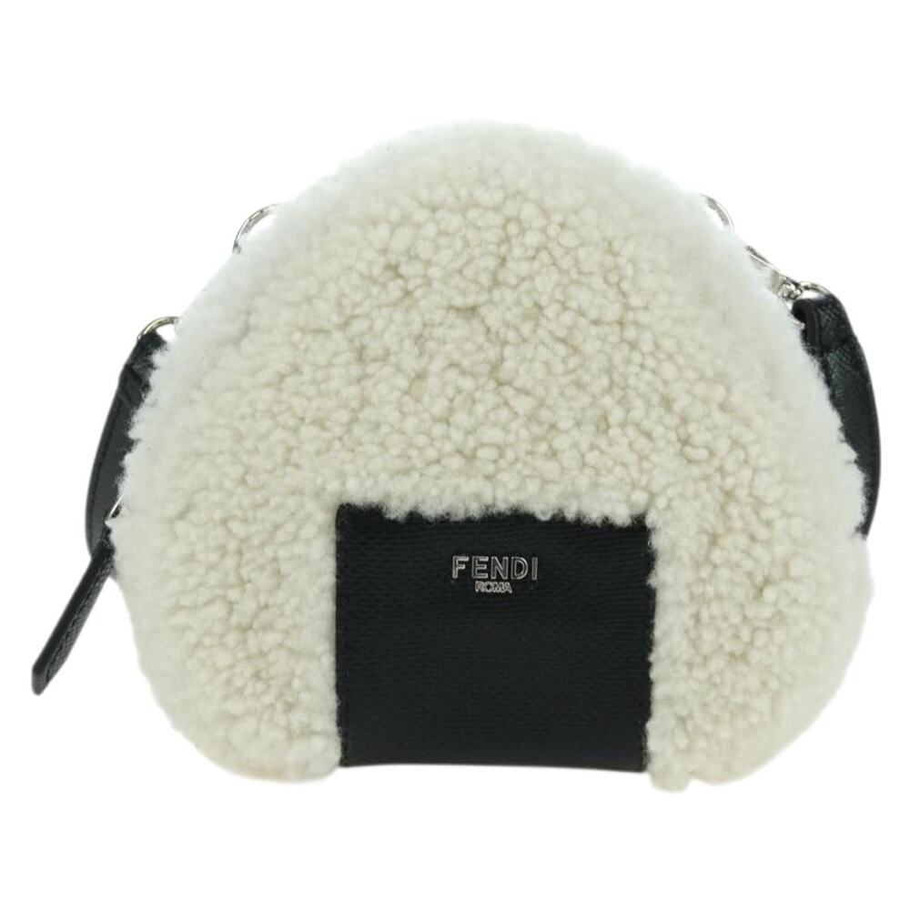 Fendi Rice Ball Shoulder Bag Mouton White
